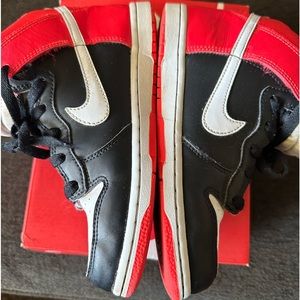 Nike Dunk High (PS) size 3Y, Black/Game Royal